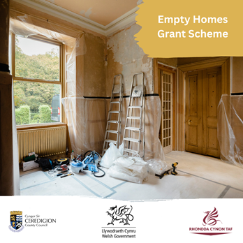 Empty Homes Grant Scheme available in Ceredigion