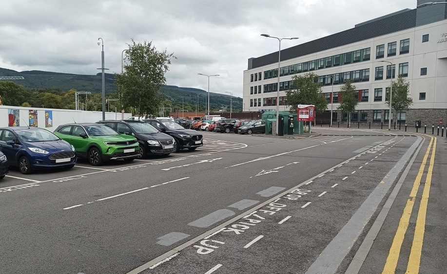 Increased site activity at Ynys car park in Aberdare