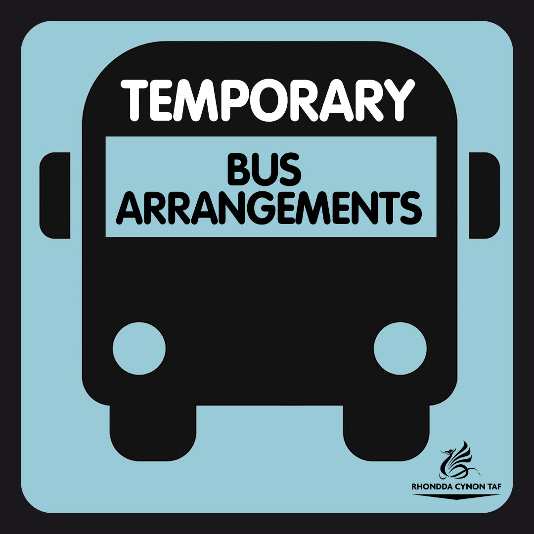 Bus arrangements during road closure at Abergorki Industrial Estate