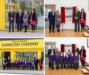 Pupils enjoy brand new facilities at Ysgol Llanilltud Faerdref