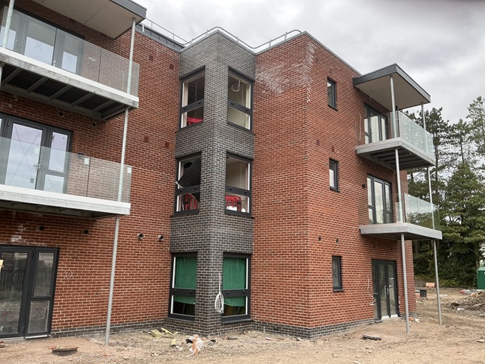 Construction of new extra care housing in Porth makes good progress