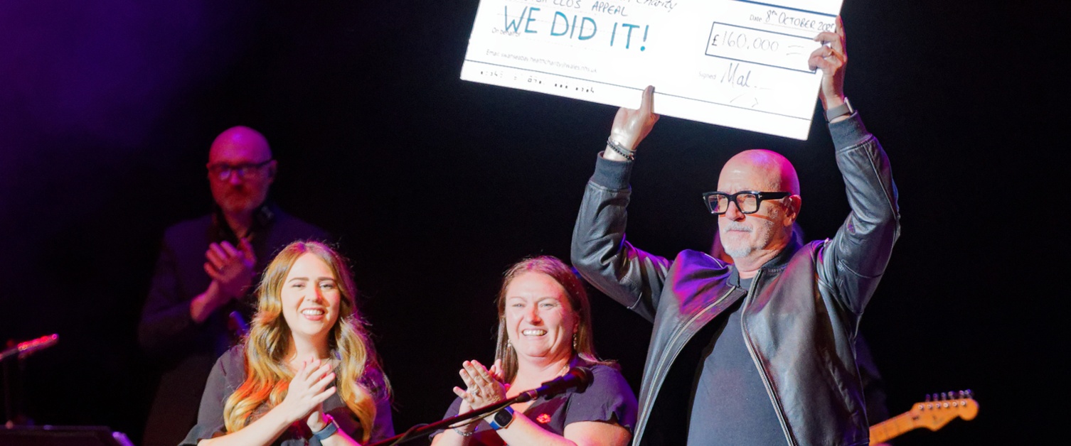 Mission accomplished – Swansea celeb Mal Pope leads celebrations as we reach Cwtsh Clos fundraising target
